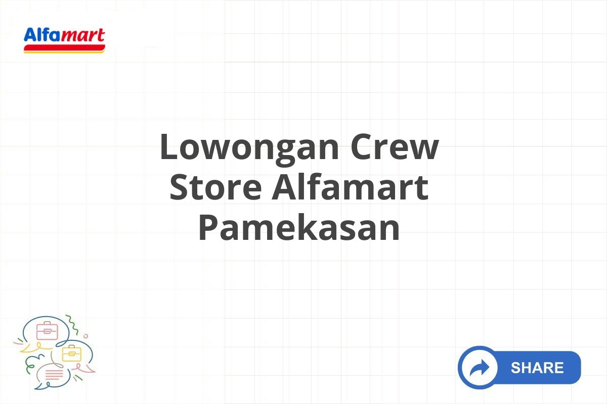 Lowongan Crew Store Alfamart Pamekasan