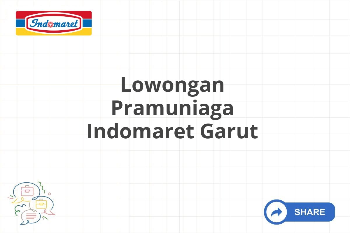 Lowongan Pramuniaga Indomaret Garut